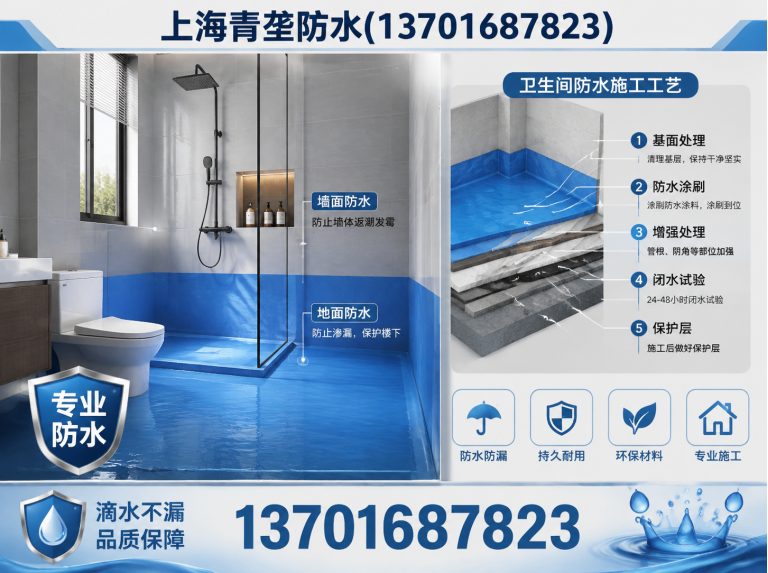 黄浦区卫生间防水展示图